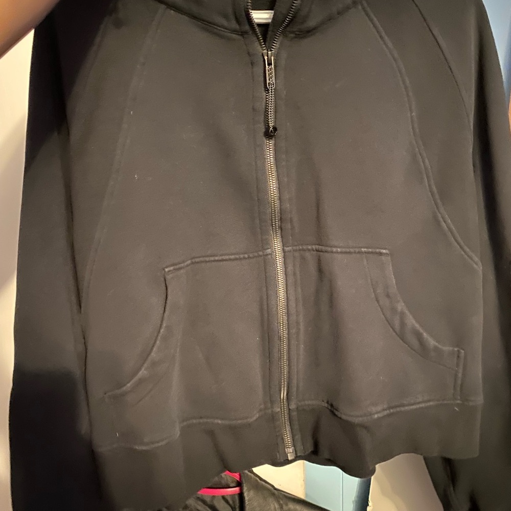 Black lululemon Zip-Up Hoodie